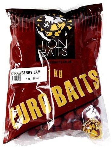 Прикормка Lion Baits LB-002101 клубничный джем 1 кг купить,NaN