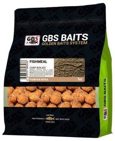 Прикормка GBS Бойлы Baits 20мм 1кг Fishmeal Рыбные Рыбные 1 кг купить,NaN