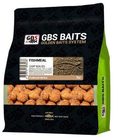 Прикормка GBS Бойлы Baits 20мм 1кг Fishmeal Рыбные Рыбные 1 кг купить,NaN