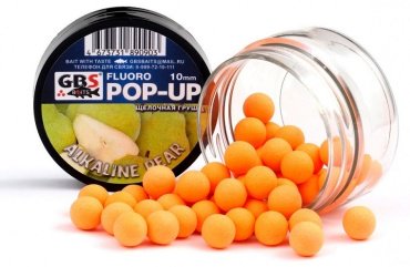 Прикормка GBS Бойлы Baits Pop-up плавающие (банка) 12мм 40гр Щелочная груша Щелочная груша 0.04 кг