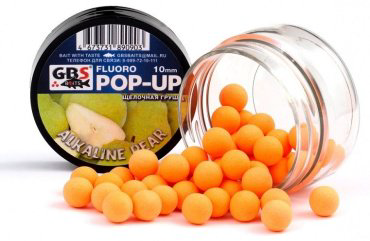 Прикормка GBS Бойлы Baits Pop-up плавающие (банка) 12мм 40гр Щелочная груша Щелочная груша 0.04 кг