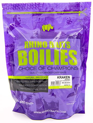 Прикормка RHINO BAITS RB008 кальмар, фрукты 1 кг купить,NaN