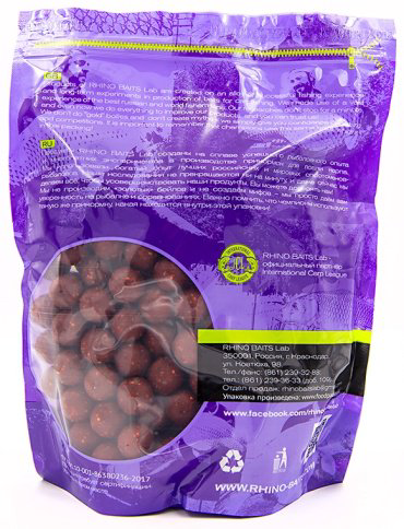 Прикормка RHINO BAITS RB008 кальмар, фрукты 1 кг купить,NaN