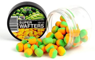 Прикормка GBS Бойлы Baits Wafters 10-13мм Горох Кукуруза Горох Кукуруза 0.067 кг