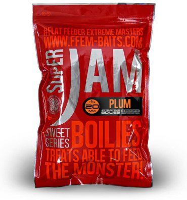 Прикормка FFEM Super Jam Boilies 20mm Plum 1kg SJP-201 Слива 1 кг купить,NaN