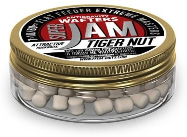 Прикормка FFEM Нейтральные вафтерсы Jam Wafters 7x10 Tiger Nut 60шт WTN-0710 тигровый орех 0.05 кг