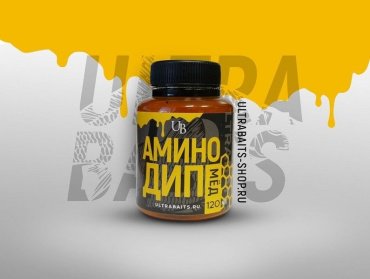 Прикормка ULTRABAITS Аминодип3 Мёд 0.12 кг купить,NaN
