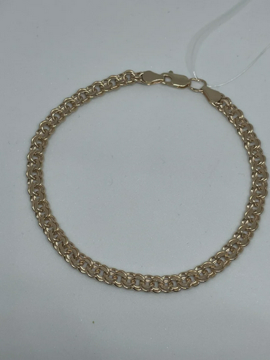 Браслет 585 Золотой Medi-036 19р 1,69гр.