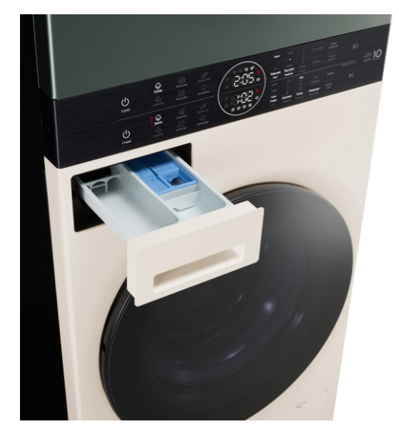 Стиральная машина + сушка LG WashTower Objet W4W8LVKK2HM Зеленый/Бежевый купить,0