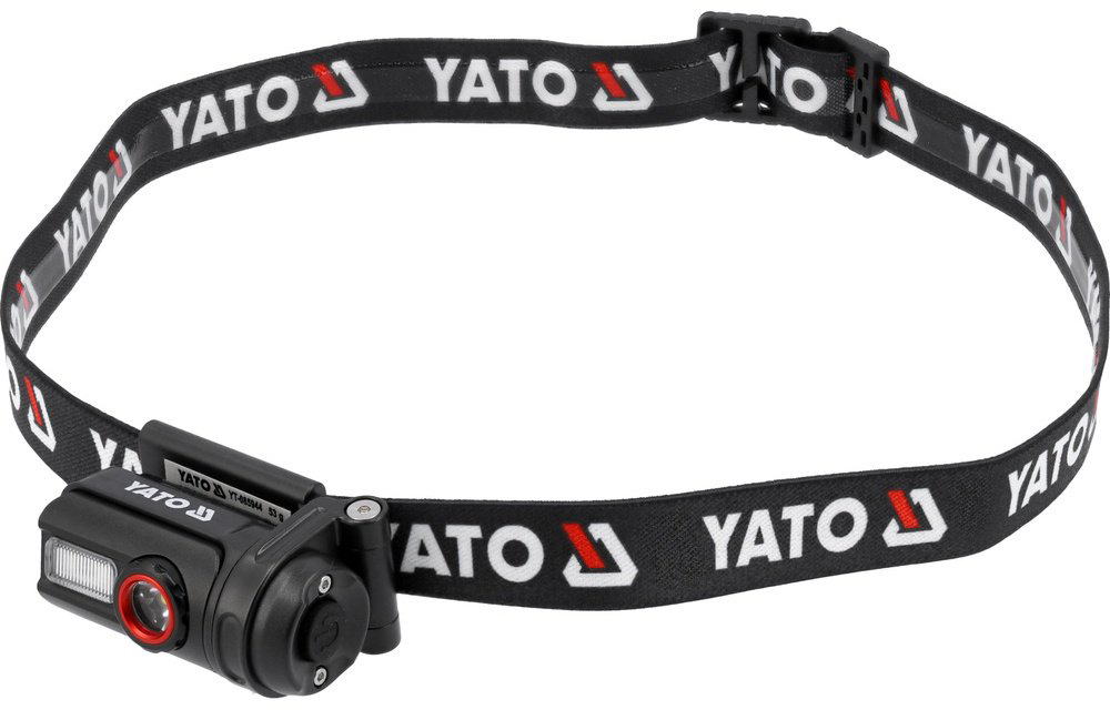 Фонарь YATO YT-085944 налобный черный купить,NaN