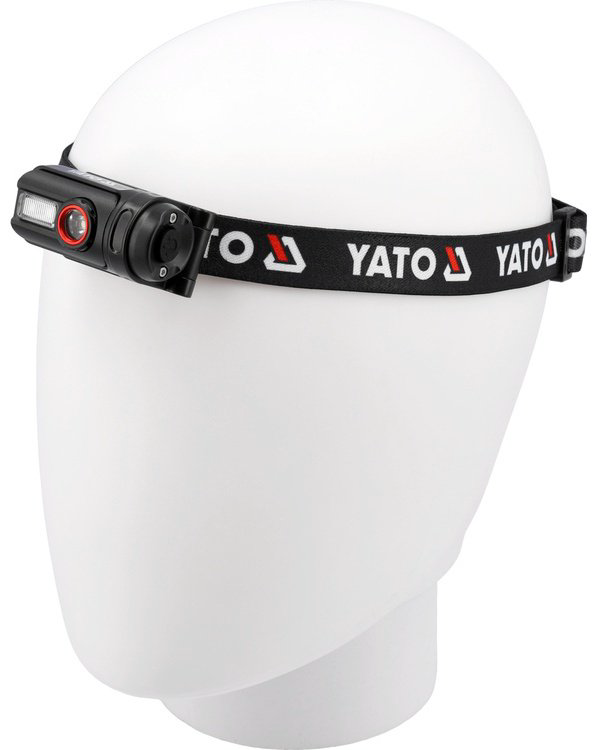 Фонарь YATO YT-085944 налобный черный купить,NaN