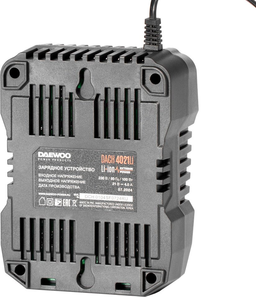 Зарядное устройство Daewon Зарядное устройство DAEWOO DACH 4021Li 1 шт - ForteMarket Зарядное устройство Daewon Зарядное устройство DAEWOO DACH 4021Li 1 шт купить,0