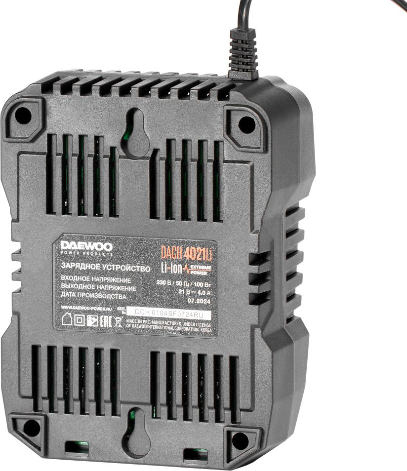 Зарядное устройство Daewon Зарядное устройство DAEWOO DACH 4021Li 1 шт купить,NaN