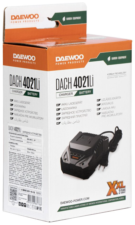Зарядное устройство Daewon Зарядное устройство DAEWOO DACH 4021Li 1 шт купить,NaN