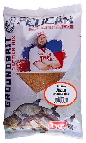 Прикормка Pelican PELICAN ЛЕЩ Ореховый мик Ореховый микс 1 кг купить,NaN