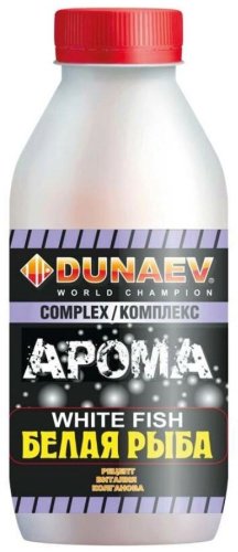 Прикормка Dunaev Арома Белая рыба 250 мл купить,NaN