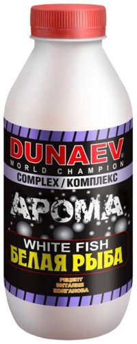 Прикормка Dunaev Арома Белая рыба 250 мл купить,NaN