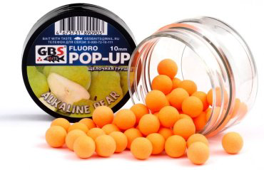 Прикормка GBS Бойлы Baits Pop-up плавающие (банка) 10мм 40гр Щелочная груша Щелочная груша 0.04 кг купить,NaN