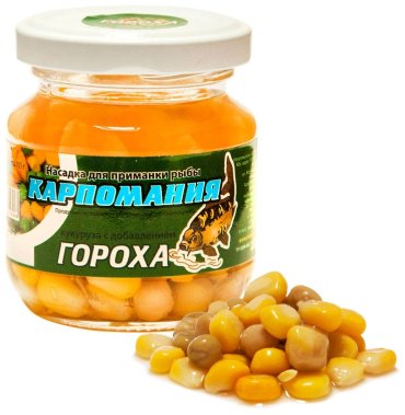 Прикормка КАРПОМАНИЯ 85868 горох 0.105 кг купить,NaN
