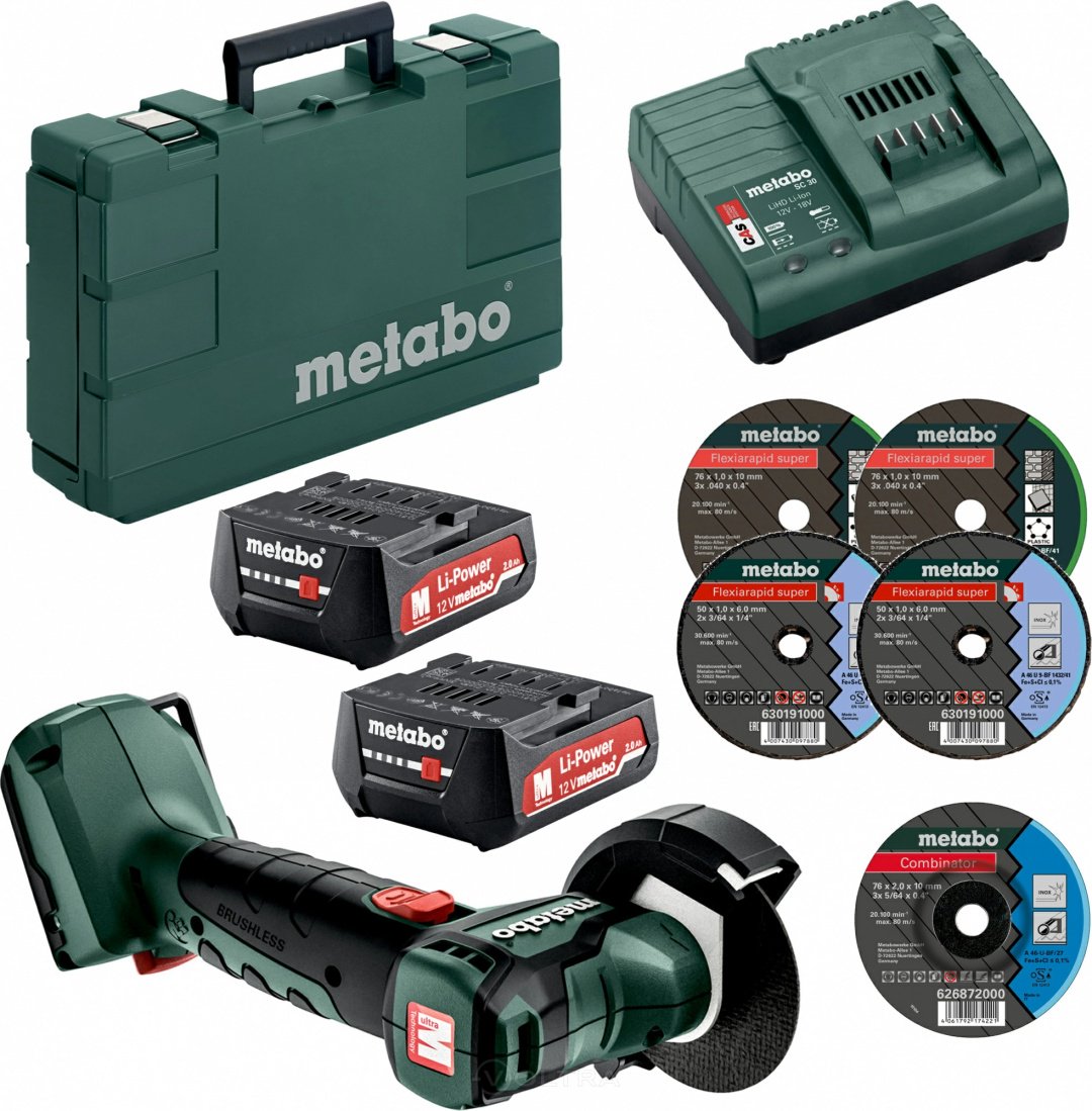 Дисковая пила Metabo PowerMaxx CC 12 BL (600348500), аккумуляторная