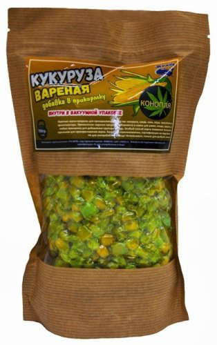 Прикормка Кукуруза вареная в вакуумной упаковке4 Конопля 0.7 кг купить,NaN