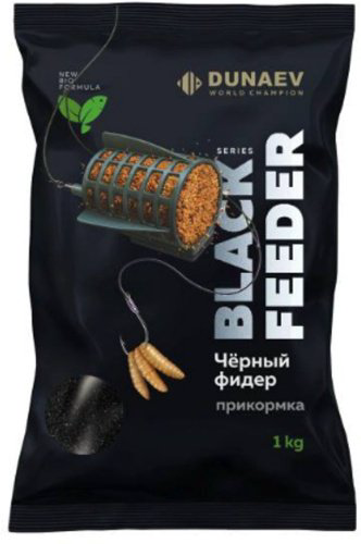 Прикормка Dunaev BLACK Series 1кг Feeder Чёрный фидер 1 кг купить,NaN
