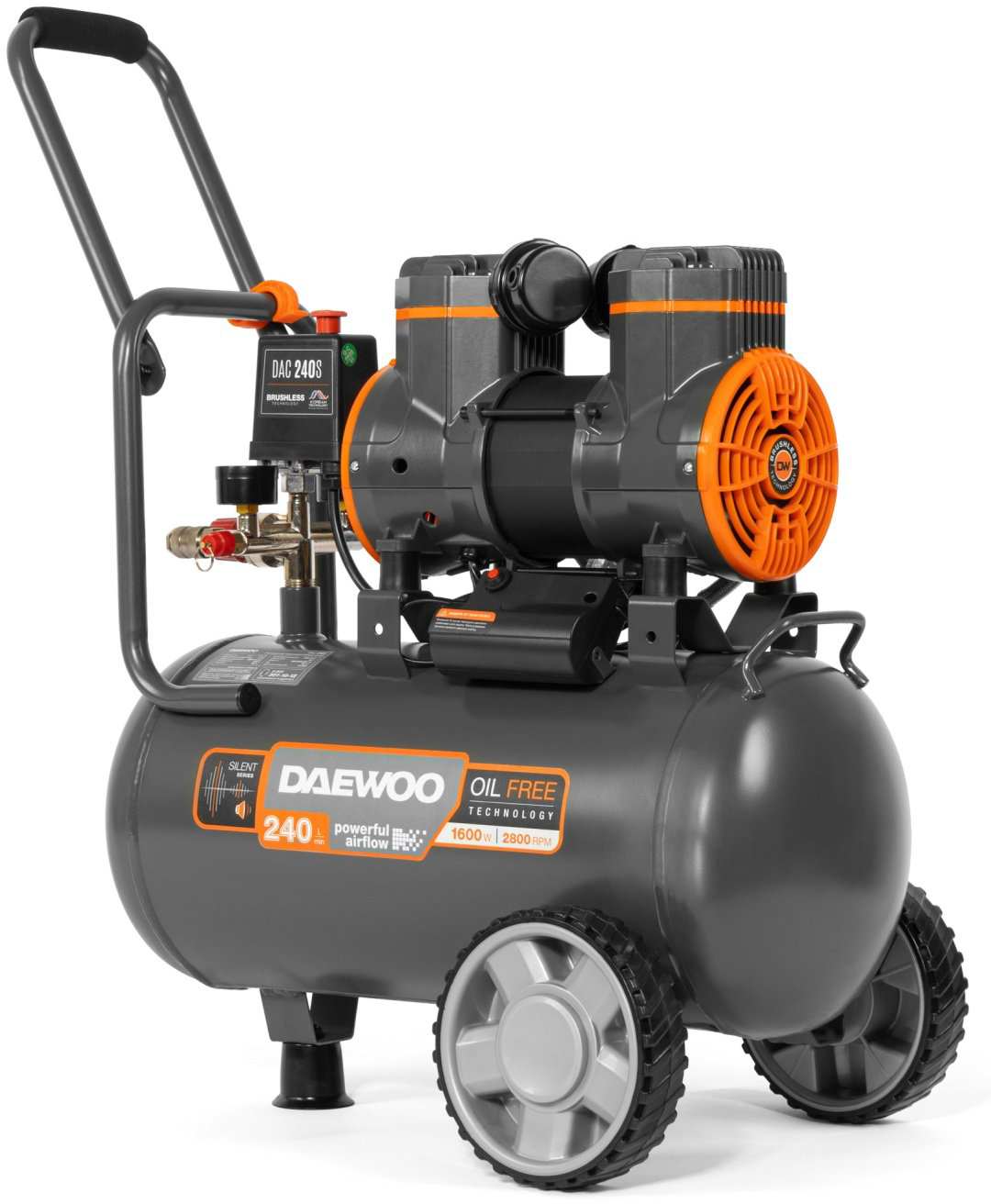 Компрессор безмасляный Daewoo DAC 240S купить,NaN
