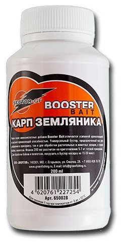 Прикормка Greenfishing 650028 КАРП Земляника 0.2 кг купить,NaN