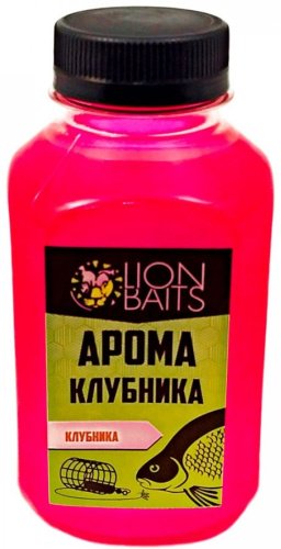 Прикормка Lion Baits LBA-0001 клубника 0.3 кг купить,NaN