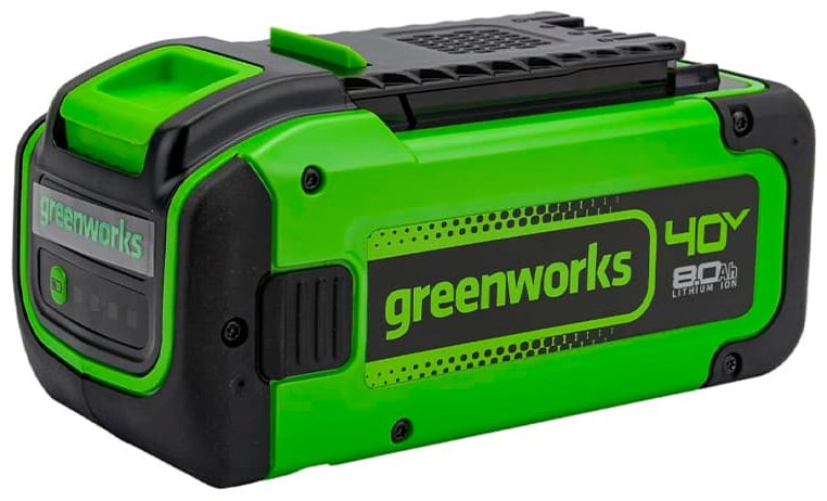 Аккумулятор Greenworks G40B8 (2951607) Li-Ion 40 В 8 Ач 1 шт купить,0