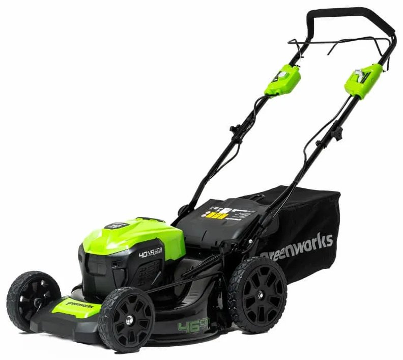 Газонокосилка колесная аккумуляторная Greenworks GD40LM46SPK4 (2506807UB) купить,0