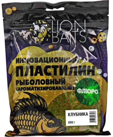 Прикормка Lion Baits LBPI-0025 клубника 0.6 кг купить,NaN