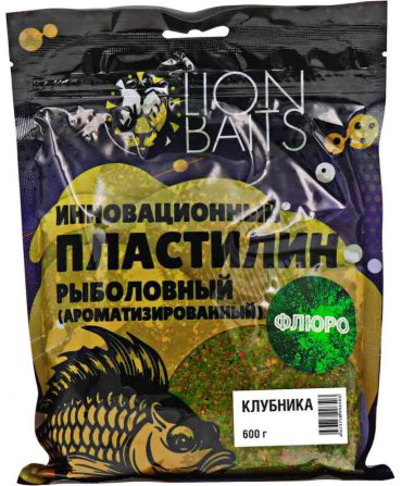 Прикормка Lion Baits LBPI-0025 клубника 0.6 кг купить,NaN