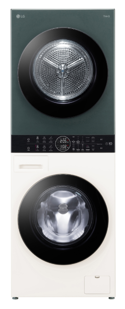 Стиральная машина + сушка LG WashTower Objet W4W8LVKK2HM Зеленый/Бежевый