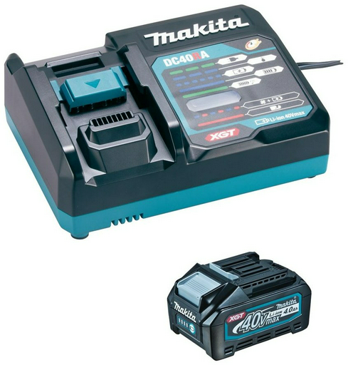 Аккумулятор Makita BL4040+DC40RA Li-Ion 40 В 4 Ач 1 шт
