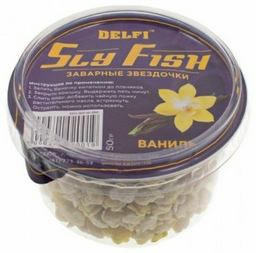 Прикормка Delfi Заварные звёздочки Sly Fish1 Ваниль 0.05 кг
