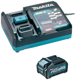 Аккумулятор Makita BL4040+DC40RA Li-Ion 40 В 4 Ач 1 шт