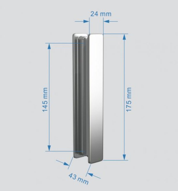 Душевое ограждение Abber двухстенное AG07110-S70, 700х1950 мм купить,NaN