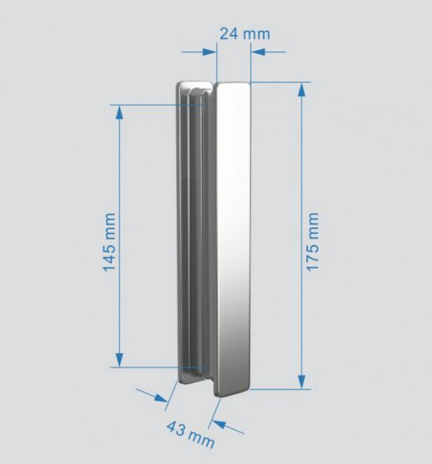 Душевое ограждение Abber двухстенное AG07110-S70, 700х1950 мм купить,NaN