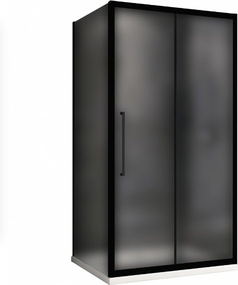 Душевое ограждение Abber двухстенное AG30100BMH-S100BM, 1000х1950 мм купить,NaN