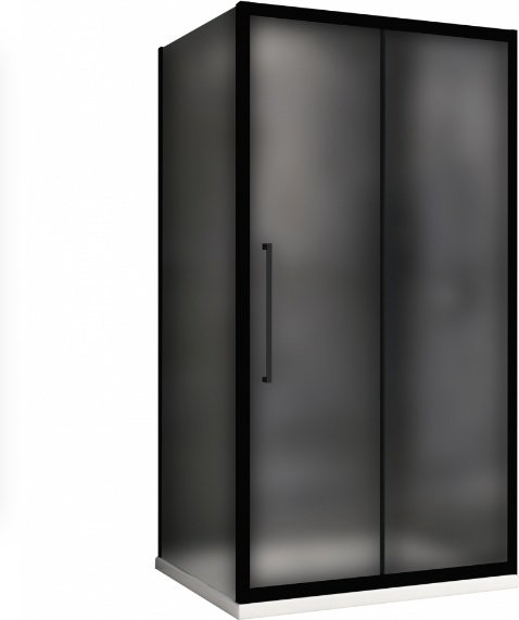 Душевое ограждение Abber двухстенное AG30100BMH-S100BM, 1000х1950 мм купить,NaN