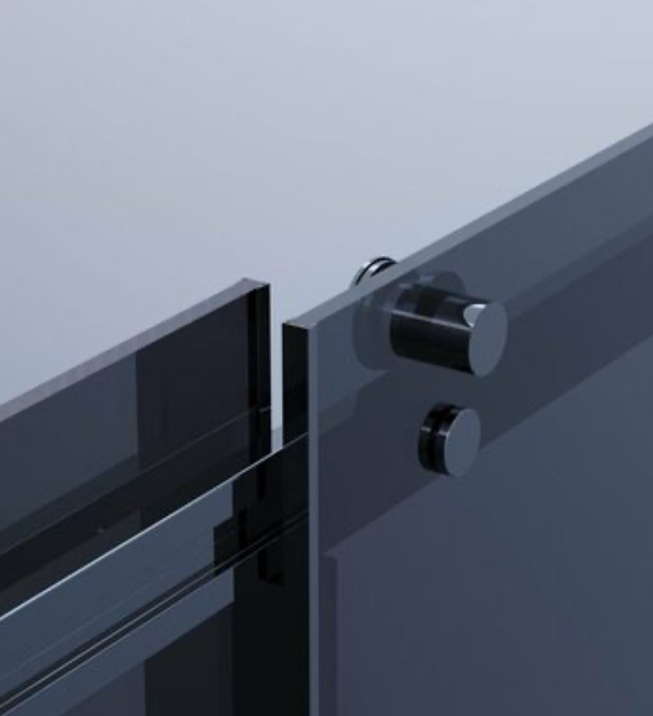 Душевое ограждение KABINKA.KZ двухстенное 19022202HBB-100HBB, 1300х2000 мм купить,NaN