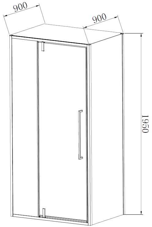 Душевое ограждение KABINKA.KZ двухстенное VSR-4SNP9010CLB, 1000х1950 мм - ForteMarket Душевое ограждение KABINKA.KZ двухстенное VSR-4SNP9010CLB, 1000х1950 мм купить,0