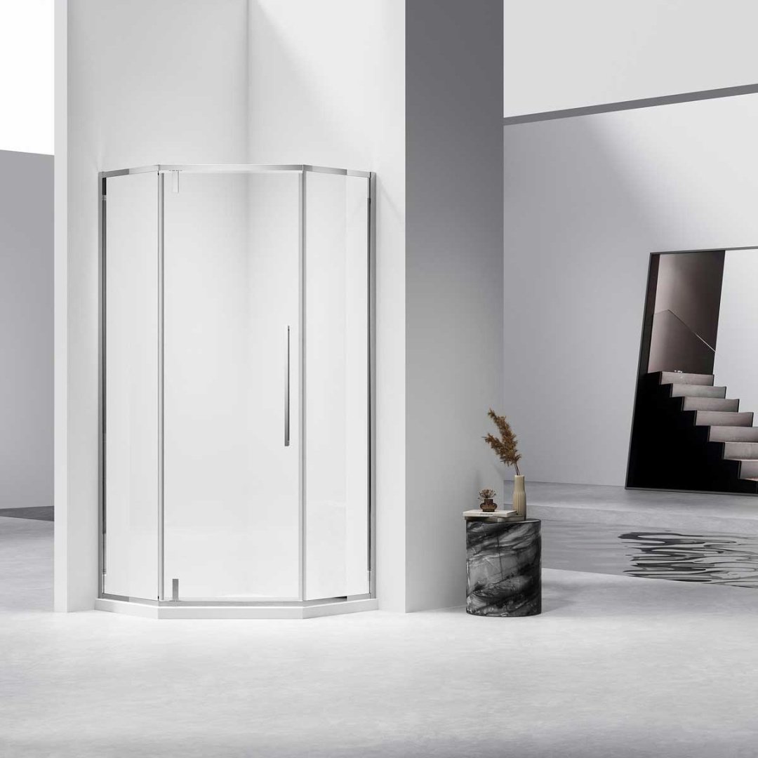 Душевое ограждение KABINKA.KZ одностенное Slim-N VSP-4SN900CL, 900х1950 мм