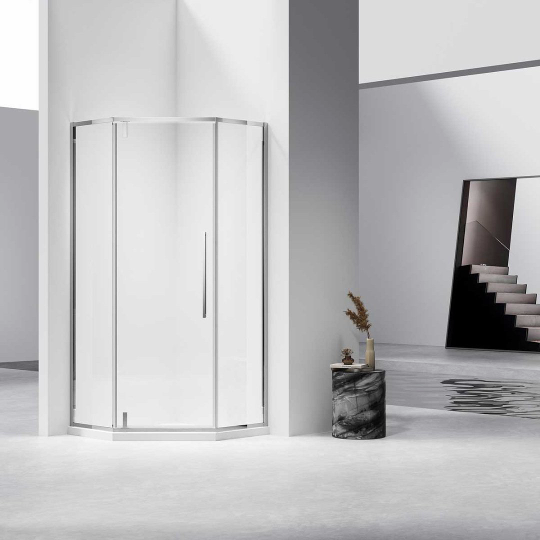 Душевое ограждение KABINKA.KZ одностенное Slim-N VSP-4SN900CL, 900х1950 мм