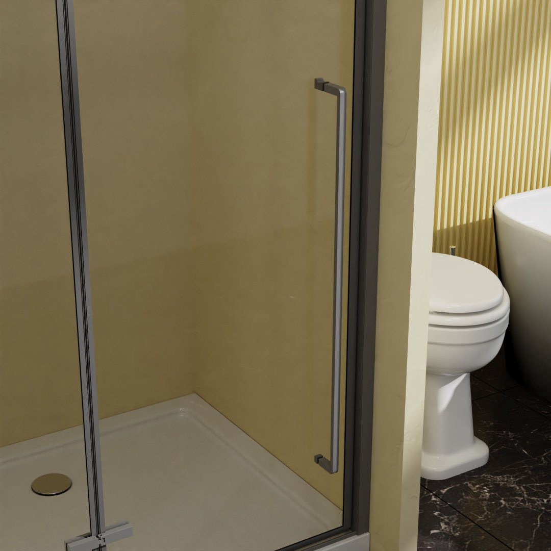 Душевое ограждение KABINKA.KZ одностенное Slim-N VDPH-5SN900CLGM, 900х1950 мм купить,NaN