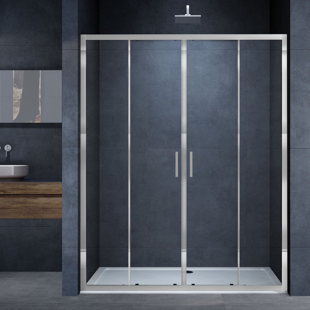 Душевое ограждение KABINKA.KZ одностенное Alpha VDS-3AL2160CL, 1600х1900 мм купить,NaN