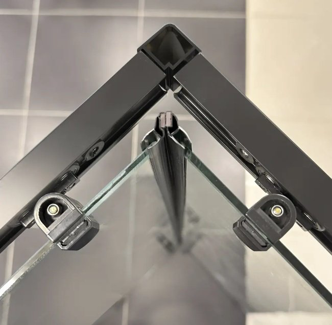 Душевое ограждение KABINKA.KZ двухстенное DS04Cb99L0T00.Gt-Black, 900х1900 мм купить,NaN