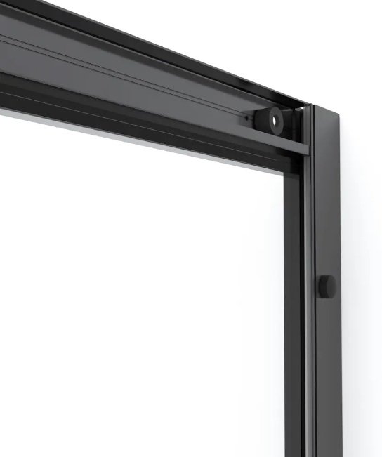 Душевое ограждение KABINKA.KZ двухстенное DS04Cb99L0T00.Gt-Black, 900х1900 мм купить,NaN