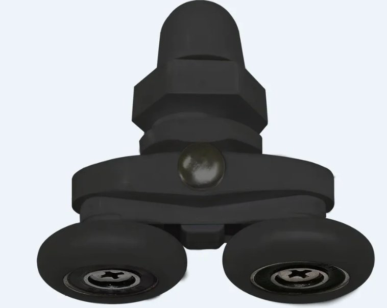 Душевое ограждение KABINKA.KZ двухстенное DS04CbV128L0Cl00.Gt-Black, 1200х1900 мм купить,NaN